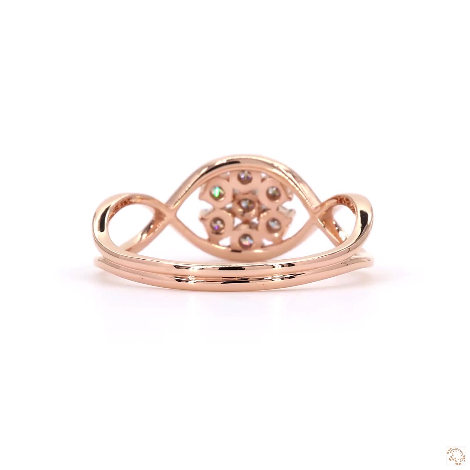 Ladies Ring - 0.27ct Round Diamond 18KT Gold - Image 4