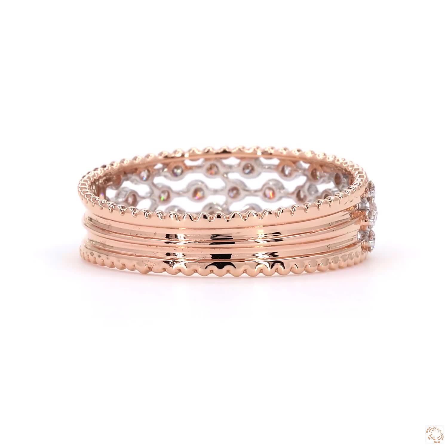 Ladies Ring - 0.64ct Round Diamond 18KT Gold - Image 4
