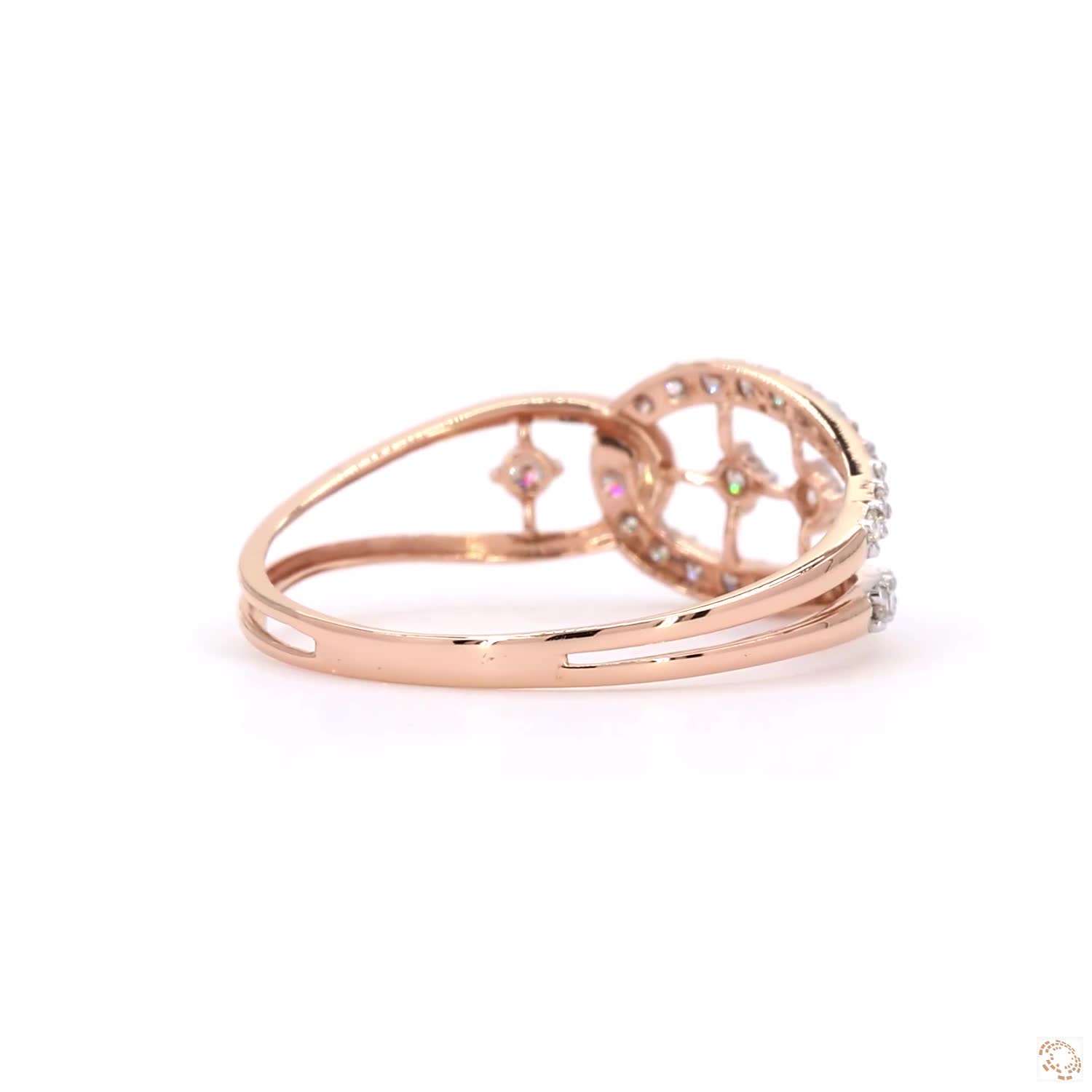 Ladies Ring - 0.24ct Round Diamond 18KT Gold - Image 4