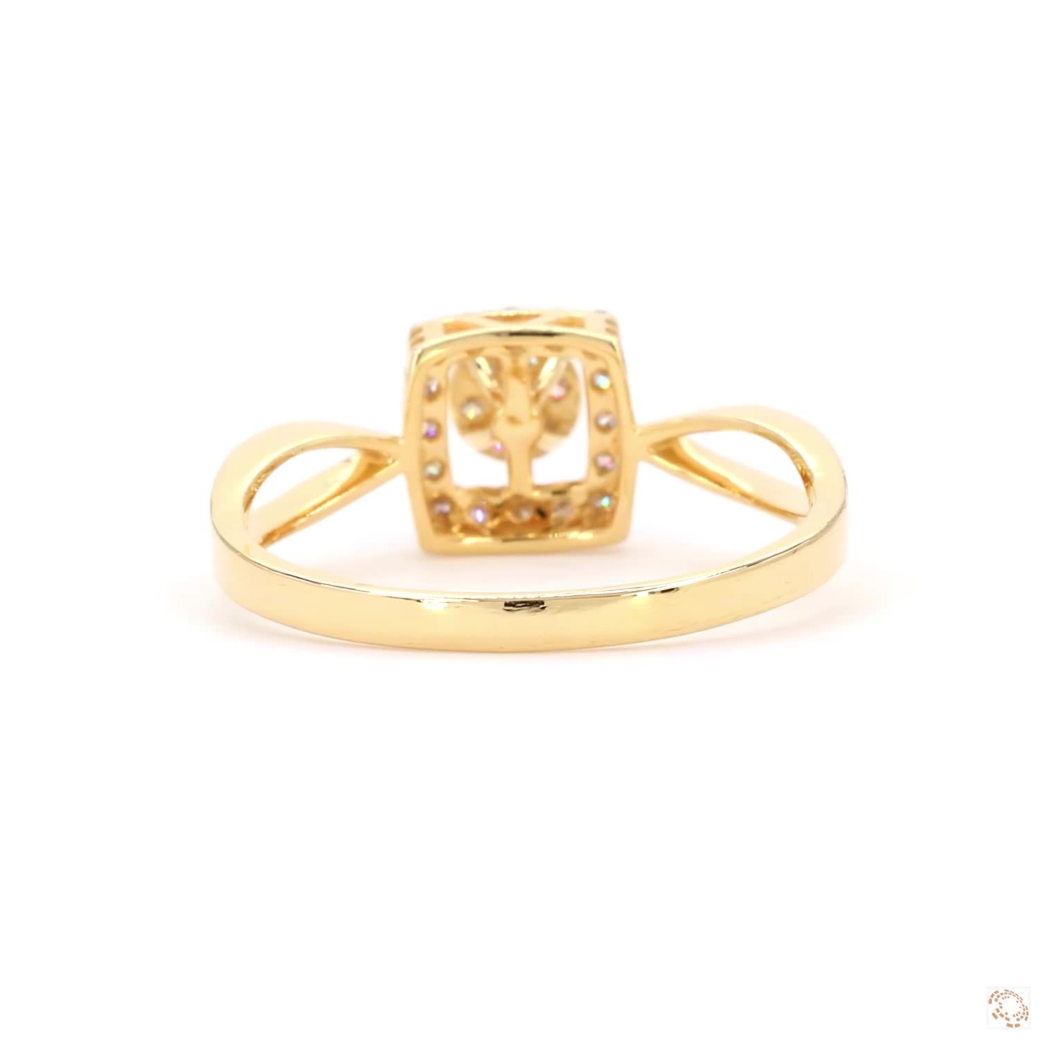 Ladies Ring - 0.25ct Round Diamond 18KT Gold - Image 4